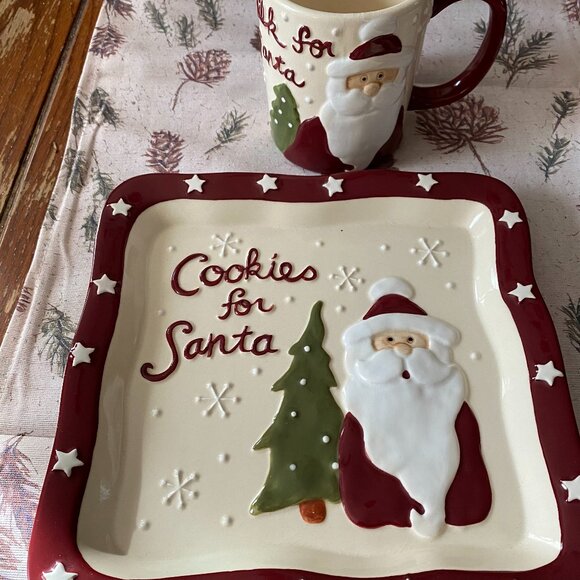 Adorable EUC Milk and Cookies Set for Santa - Picture 1 of 4